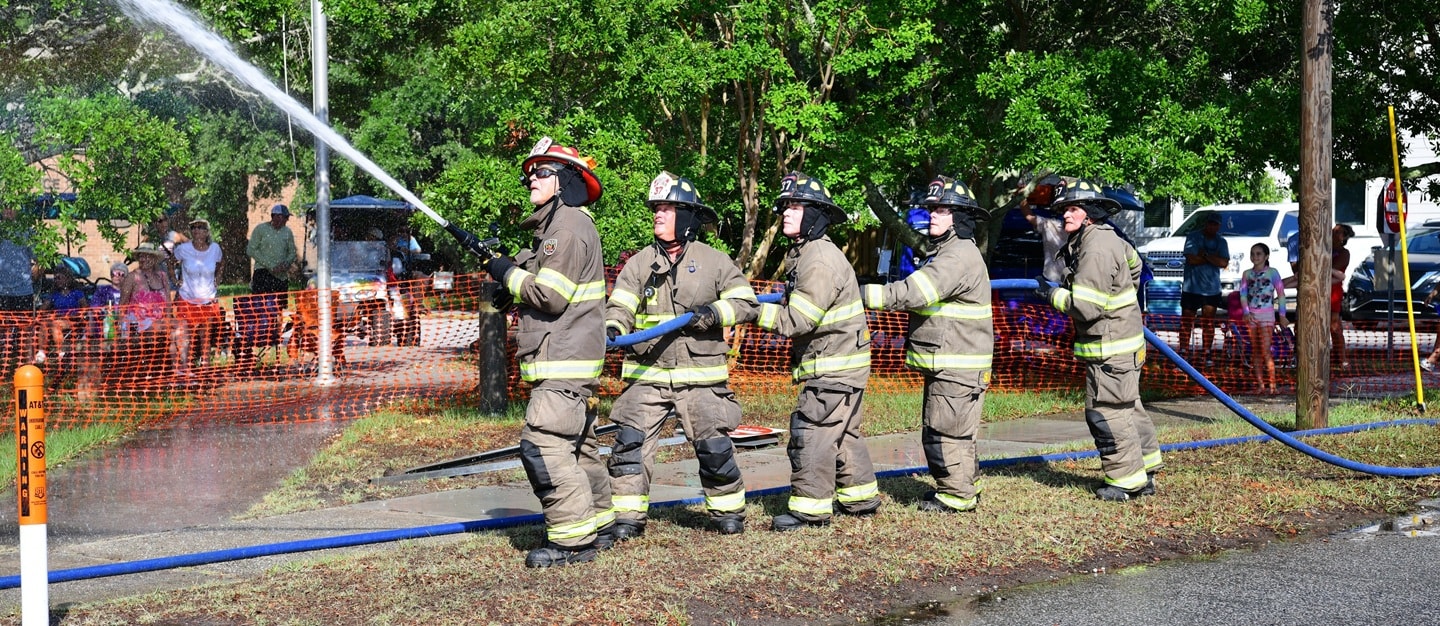 St. James Fire Department in action
