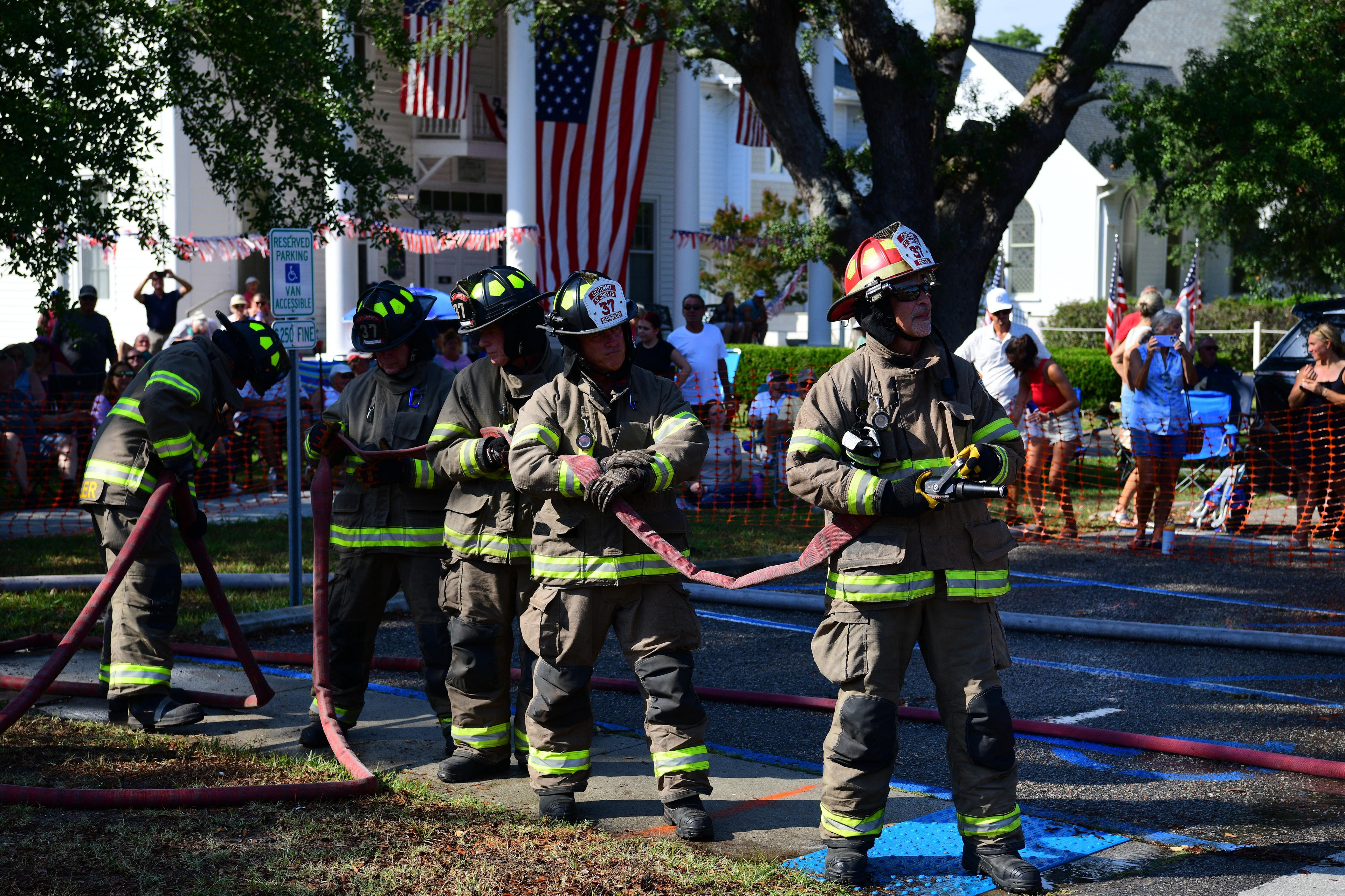 St. James Fire Department training drill